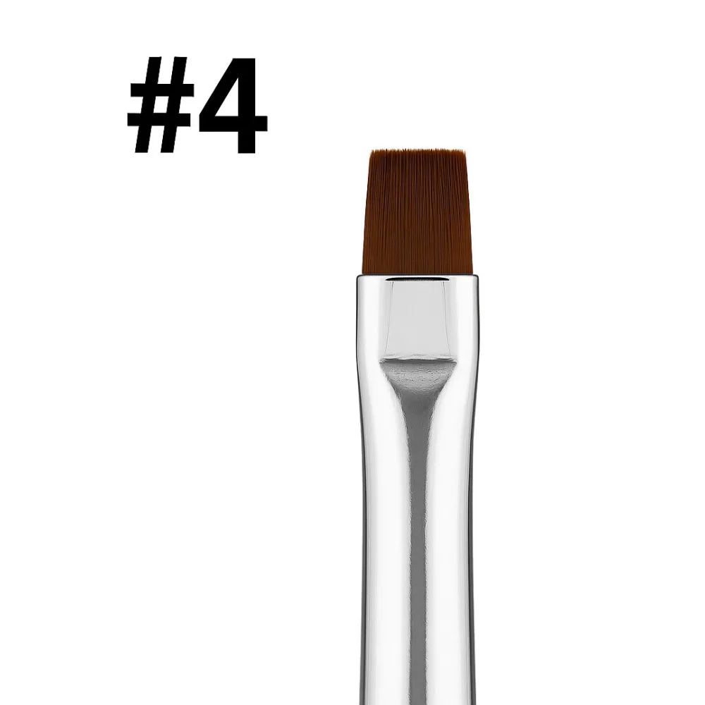 Pędzelek drewniany do żelu i stylizacji paznokci #4 – jasny róż | NILO Perfect Nails